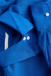 Crinkled Cotton Shirt