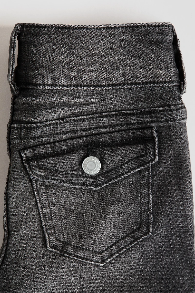 Bootcut Leg Low Jeans