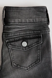 Bootcut Leg Low Jeans