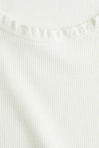 Lace-Trimmed Top