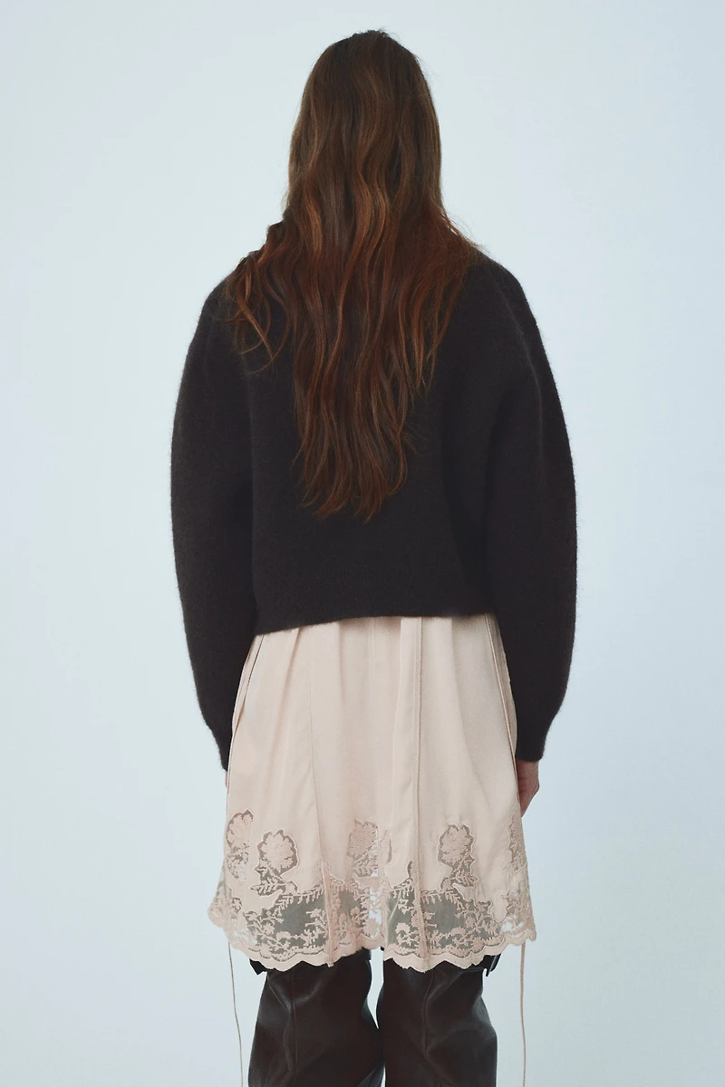 Mohair-Blend Cardigan