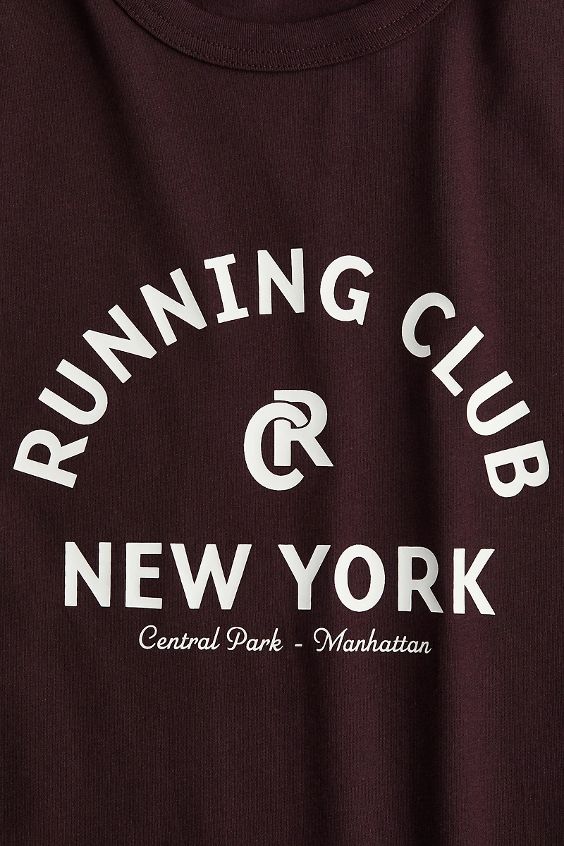 T-Shirt with Printed Motif