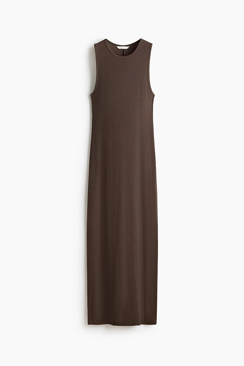 Rib-Knit Maxi Dress