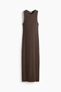 Rib-Knit Maxi Dress