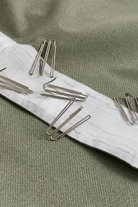 2-Pack Blackout Herringbone Curtain Panels