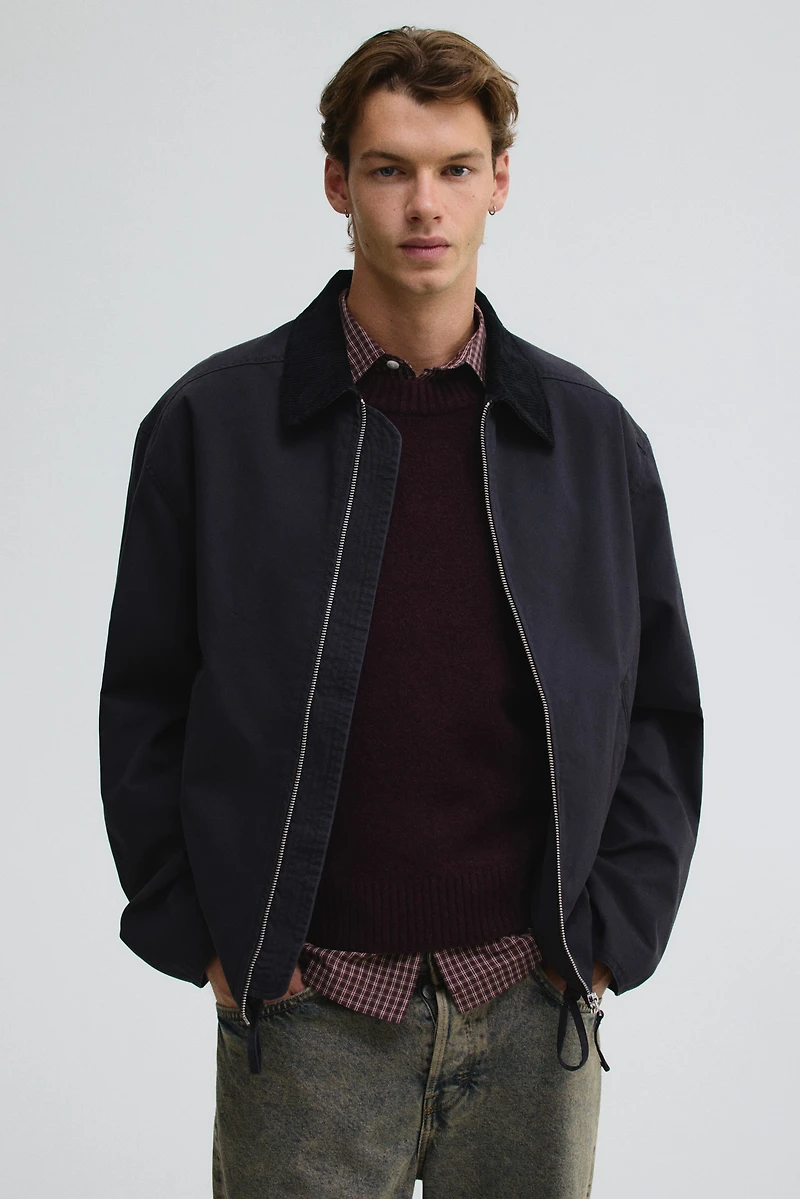 Cotton Blouson Jacket