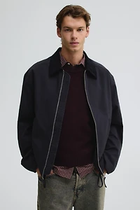 Cotton Blouson Jacket