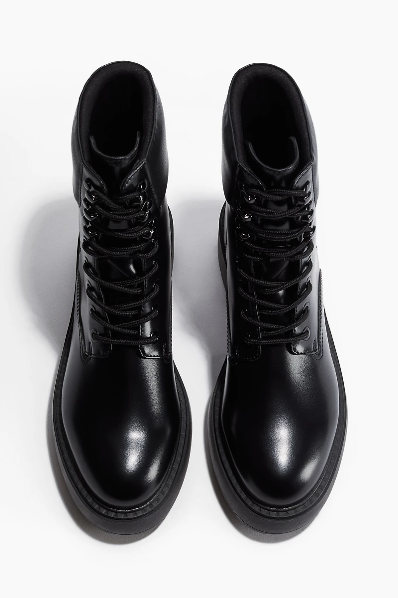 Lace-Up Boots