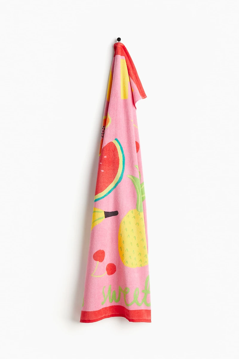 Patterned Bath Towel