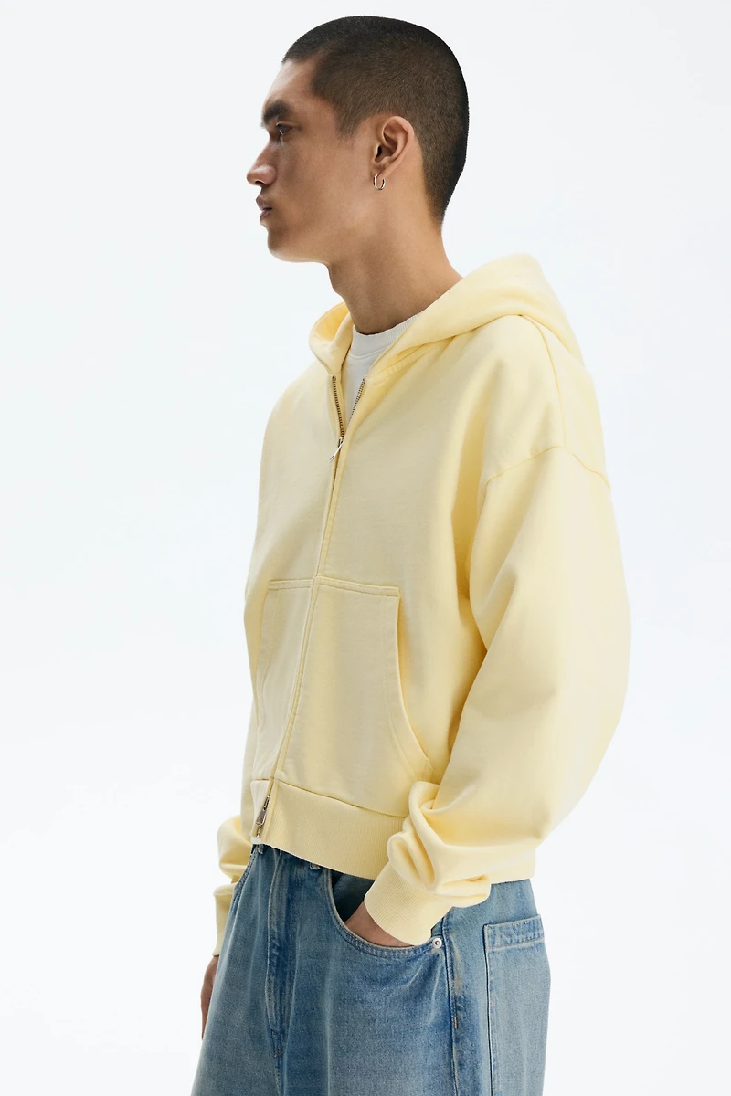 Oversized-Fit Hooded Jacket