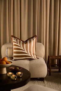 Printed Satin Cushion Cover