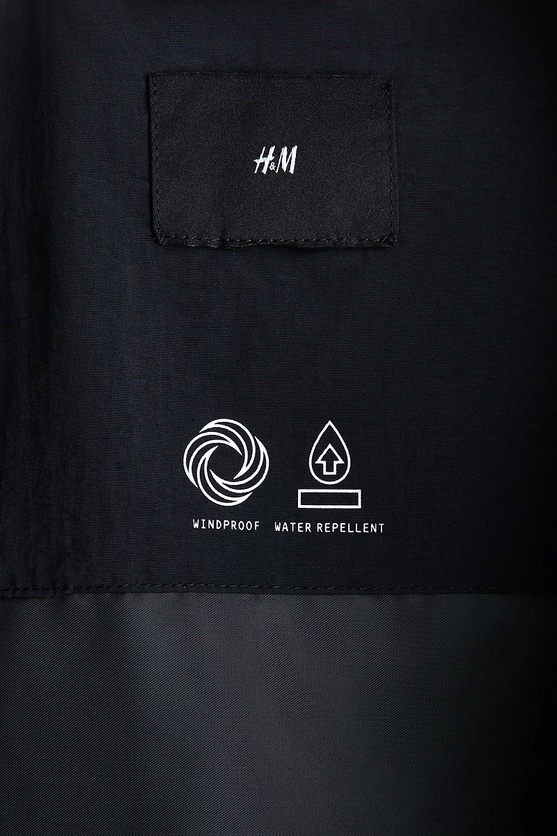 Water-Repellent Nylon Windbreaker