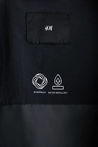 Water-Repellent Nylon Windbreaker