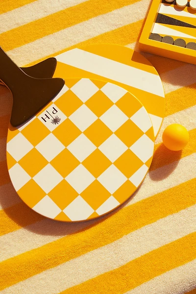 Wooden Beach Tennis Set
