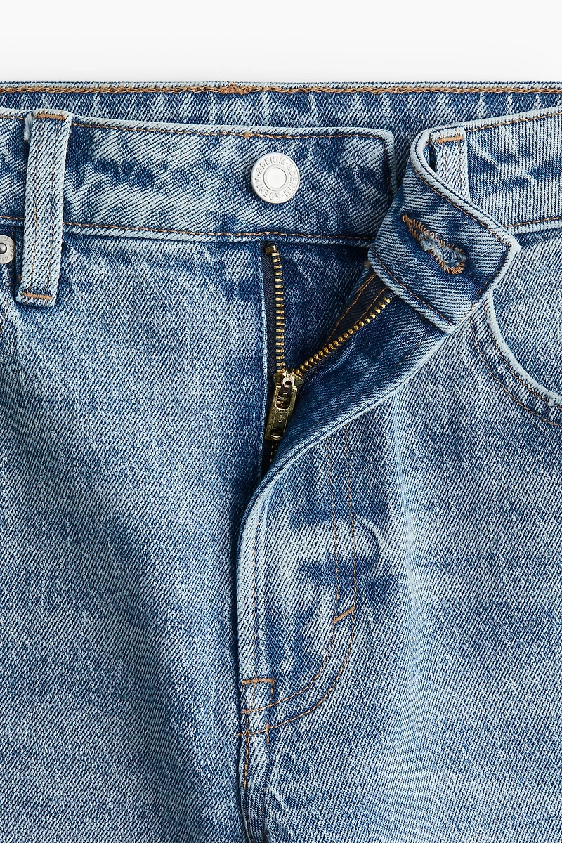 Slim Straight High Ankle Jeans