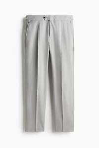 Pantalon classique en laine mélangée