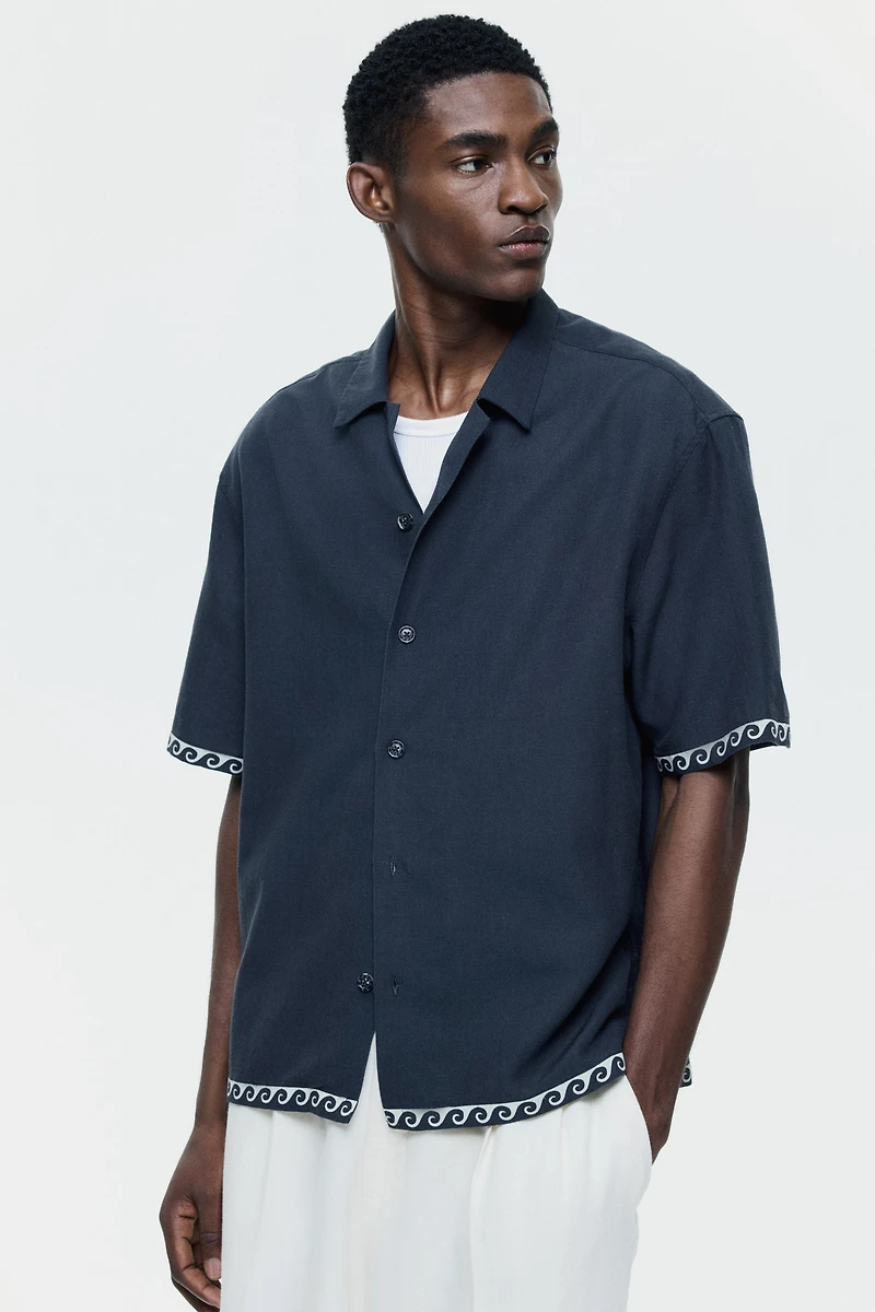 Relaxed-Fit Cotton Resort Shirt