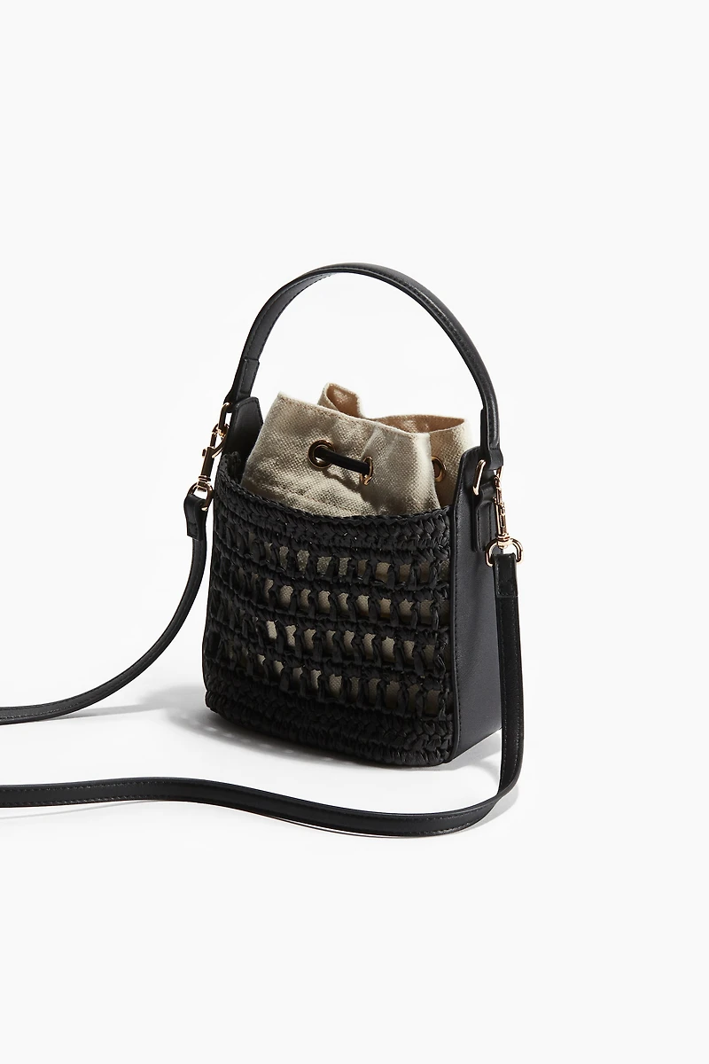 Sac à bandoulière en paille