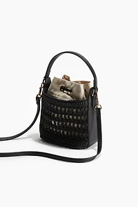Sac à bandoulière en paille
