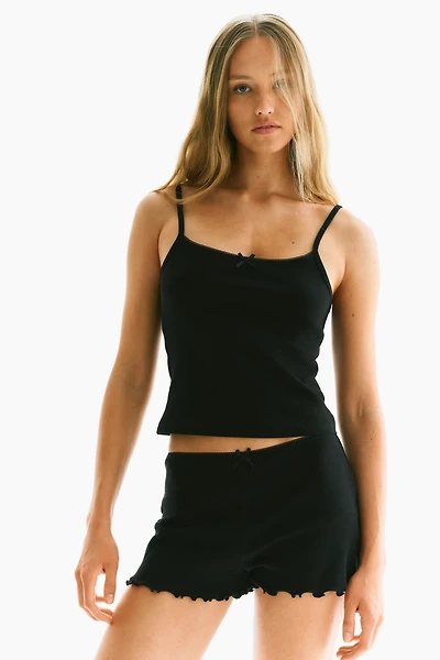 2-Piece Ribbed Jersey Set