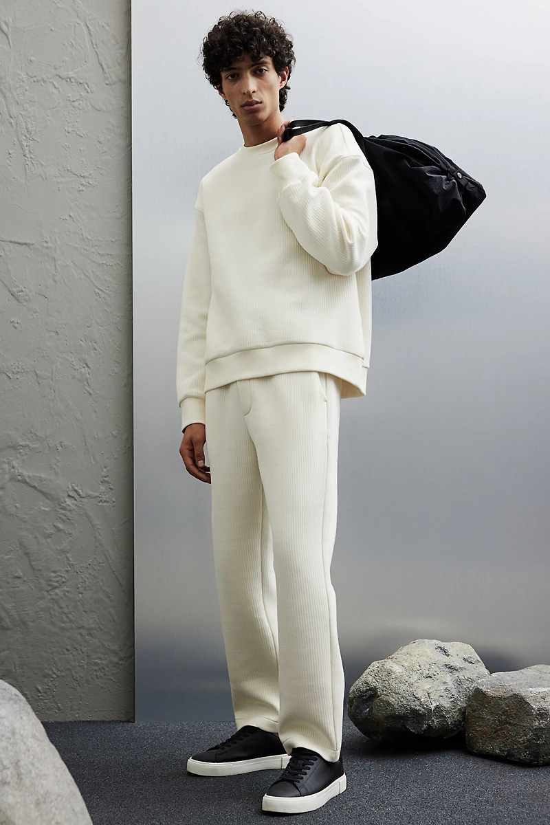 Regular Fit Ribbed Joggers