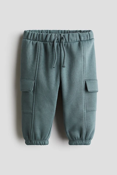 Pantalon de jogging cargo à l'intérieur brossé