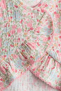 2-Piece Crinkled Cotton Set