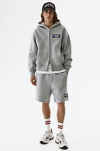Veste à capuche fermeture éclair grande taille