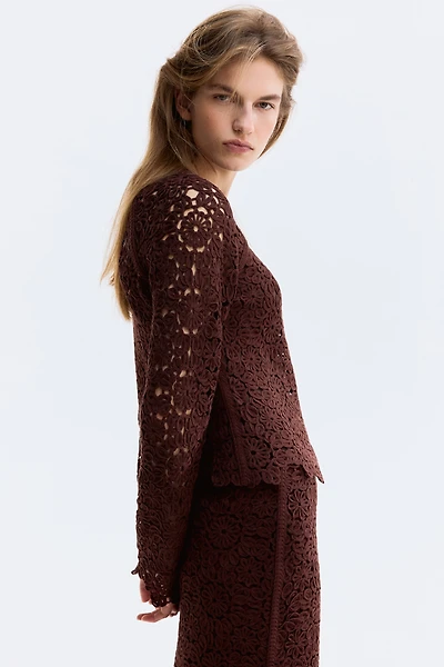 Chandail façon crochet