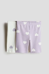 2-Pack Cotton Bike Shorts