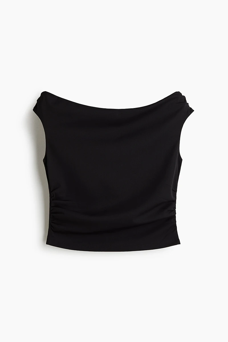 Draped Off-the-Shoulder Top