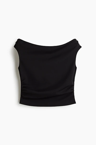 Draped Off-the-Shoulder Top