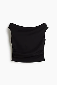 Draped Off-the-Shoulder Top