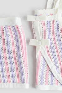 Ensemble 2 pièces en tricot texturé