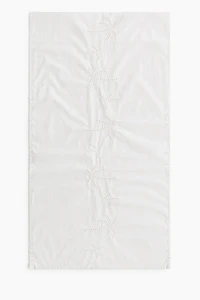 Table Runner with Eyelet Embroidery