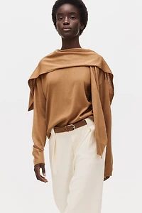 Belted Ponte Pants