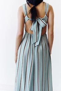 Smocked-Bodice Dress