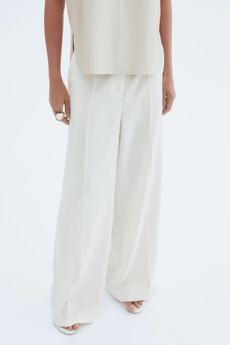 Wide-Leg Dress Pants