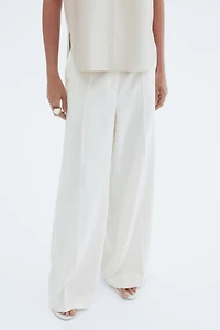 Wide-Leg Dress Pants