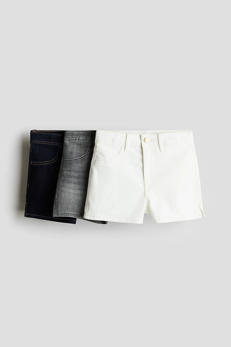 3-pack Denim Shorts