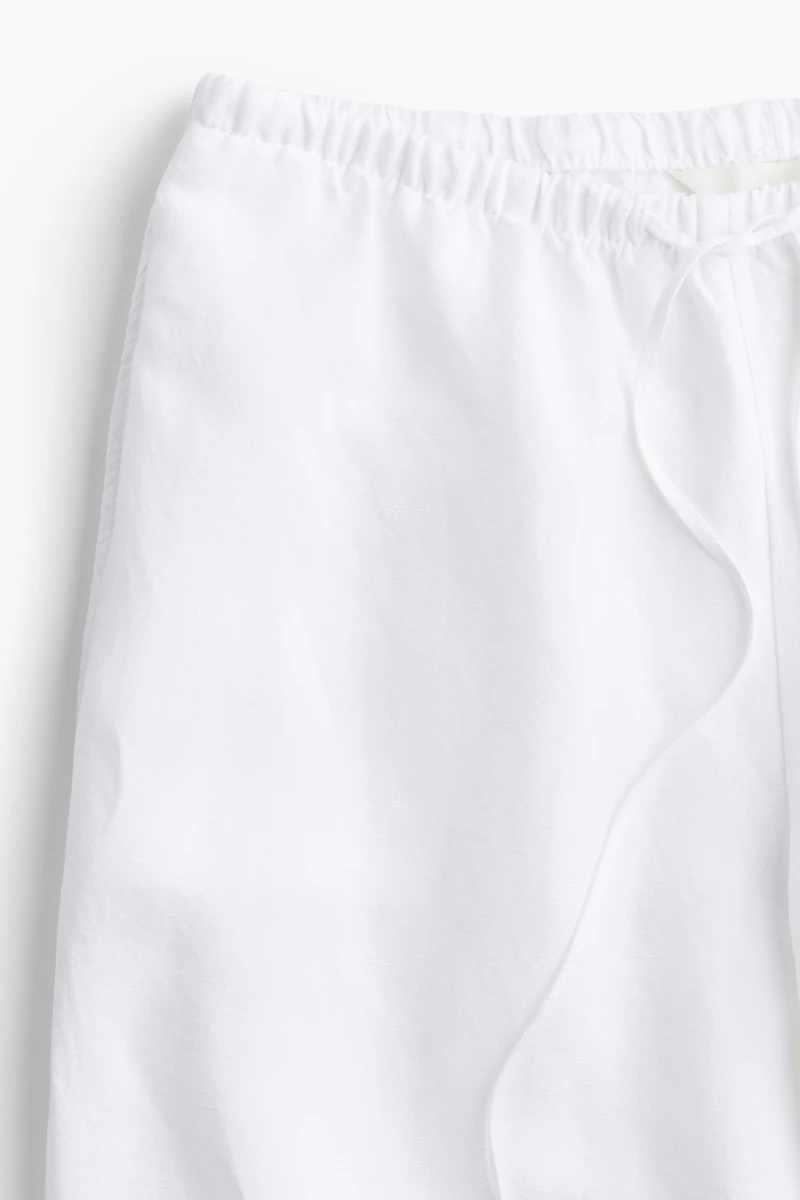 Linen-blend Pants