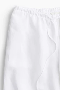 Linen-blend Pants