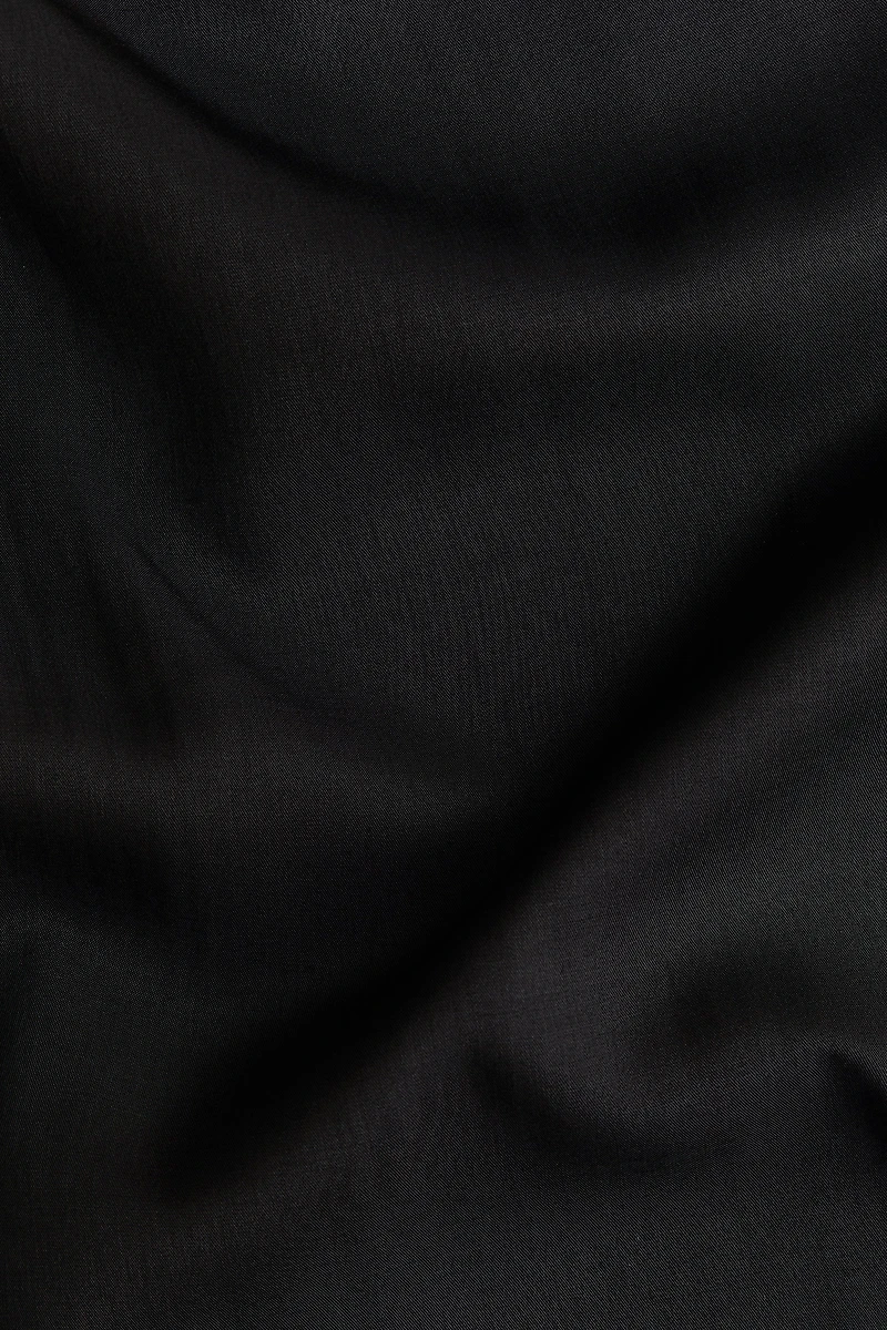 Wide-Leg Drawstring Pants