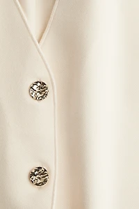 Batwing-Sleeved Cardigan