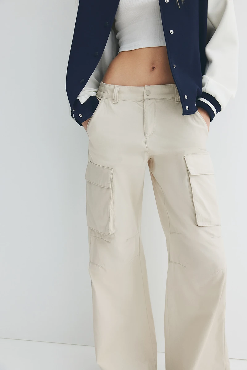 Pantalon cargo en toile