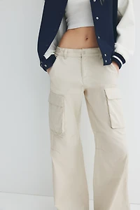 Pantalon cargo en toile