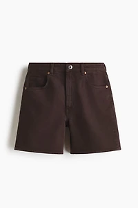High-Waist Denim Shorts