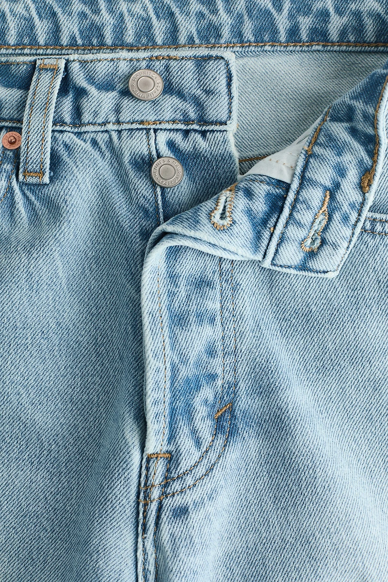 Straight High Waist Ankle Jeans