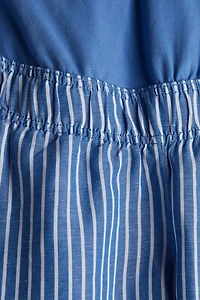 MAMA Linen-Blend Shorts