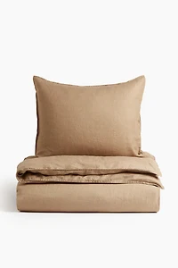 Linen Twin Duvet Cover Set